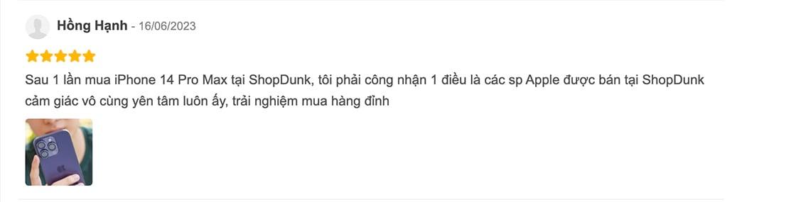 Mua các sản phẩm iPhone 14 tại ShopDunk cực kỳ yên tâm cùng trải nghiệm mua hàng đỉnh